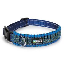 MPP Blue Reflective Paracord Rope Weave Fashionable Durable Secure Buckle Dog Co - £15.06 GBP+