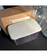 Longaberger Tea Basket Hard Plastic DIVIDED PROTECTOR w/Lid ~Made in USA... - $26.87 CAD