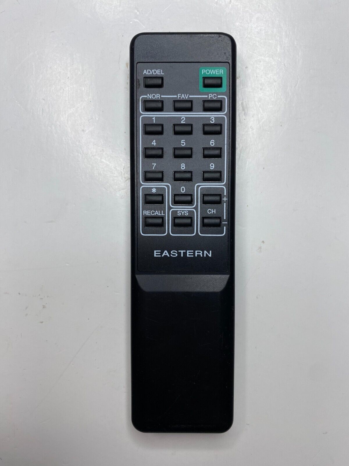 Eastern EA001 TV Remote Control, Black - OEM Original  			
