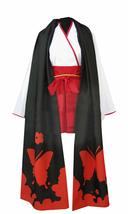 ZYHCOS Cosplay Costume Long Printed Butterfly Scarf Pleated Skirt Reversion Styl - $68.59