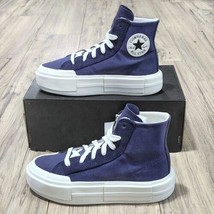 Converse CTAS Cruise Hi Womens Size 7 Platform Blue Canvas - £46.92 GBP