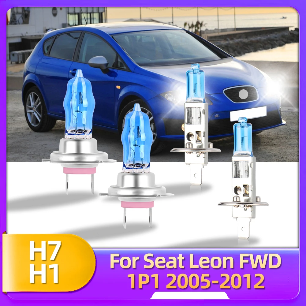 Roadsun Car Headlight 55W/Bulb 100W HOD Xenon Lamp 6000K Light For Seat Leon FWD - £41.19 GBP