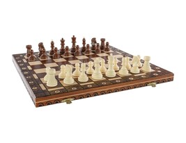 Dubrovnik Zagreb 6EF Handmade Wooden Chess Set 21 Inch Board +Standard Chessmen - £54.22 GBP