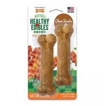 Nylabone Healthy Edibles Wholesome Dog Chews - Bacon Flavor Petite (2 Pack) - £21.97 GBP