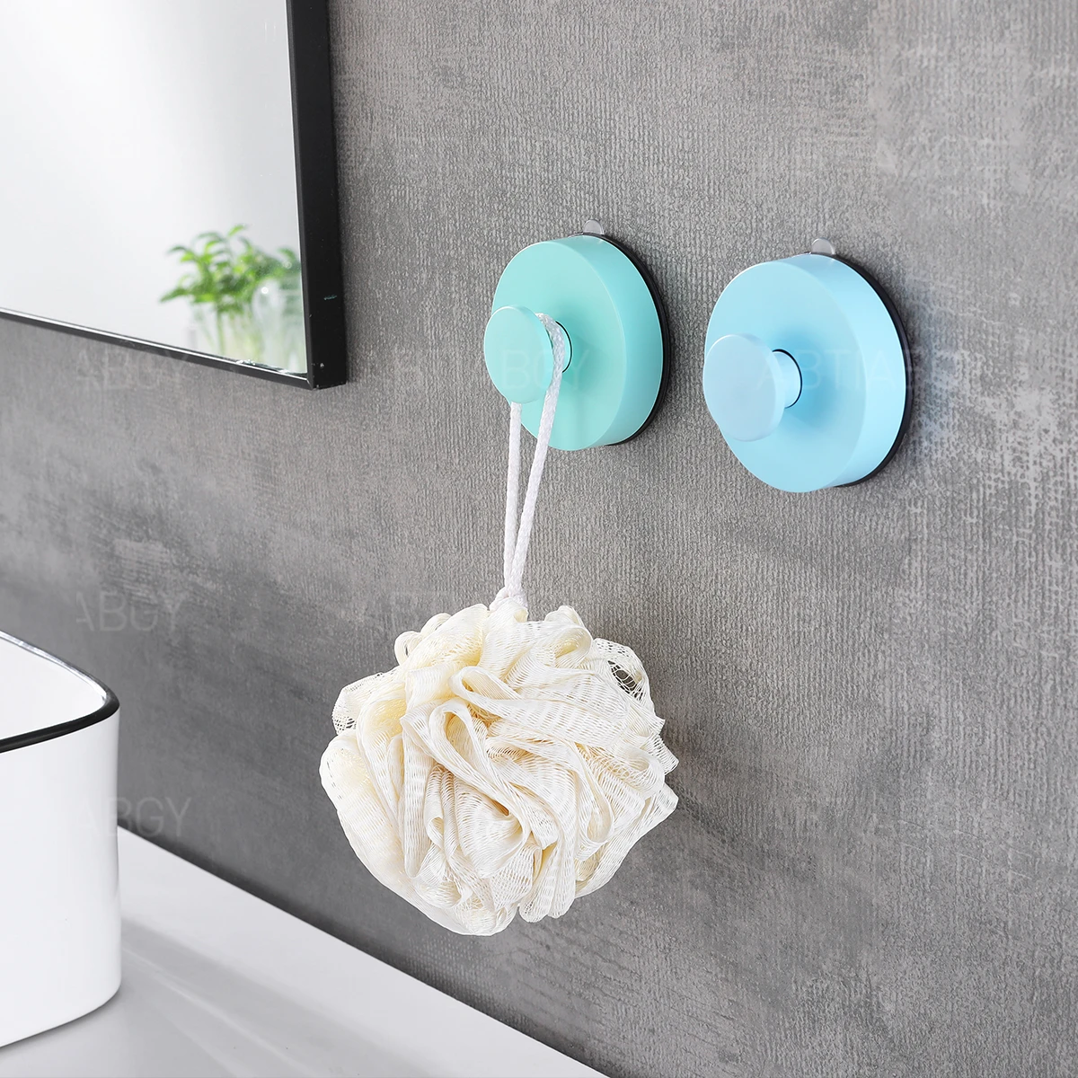 House Home 1/2/4pcs Strong Vacuum Suction Cup Hooks Punch-free Robe Hook Reusabl - £19.69 GBP