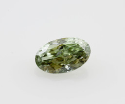 Chameleon Diamond - 0.20ct Oval Natural Loose Fancy Deep Green Diamond - £618.33 GBP
