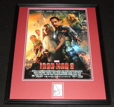 Don Cheadle Signed Framed 16x20 Iron Man 3 Poster Display - £116.84 GBP