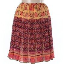 Vintage Linda Allard Ellen Tracy 100% Silk Skirt Size 4 Fall Winter A-Line 90&#39;s - £16.82 GBP