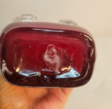 Murano Style Glass Ruby Red Purse image 5