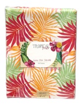 Tropical Fiesta Sunrise Palm Tablecloth 60" x 102" Multicolor - $24.45