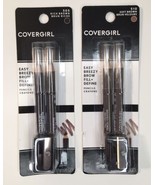 CoverGirl Easy Breezy Brow Pencils #505 RICH BROWN &amp; 510 SOFT BROWN Lot New - $10.00