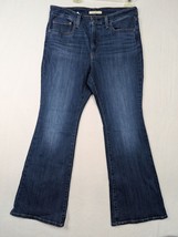 Levis 726 Flare Jeans Size 33x32 Cotton Blend Blue - £19.87 GBP