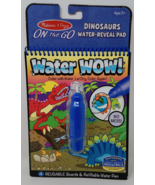 Melissa And Doug On The Go Water Wow Dinosaur Reveal Pad NEW Toys Crafts - £8.49 GBP