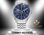 Tommy Hilfiger Herren-Chronograph, Edelstahl, blaues Zifferblatt, 44 mm,... - $120.20