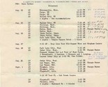 1950&#39;s Northland Greyhound Bus Lines Tour Documents Itinerary Map  - $17.82