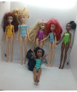 Disney Princess Doll Lot Belle Cinderella Rapunzel Jasmine Ariel  - $9.90