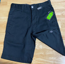 Volcom  Size 7 Youth  Boys Shorts Black Fracking Chinos - £26.29 GBP