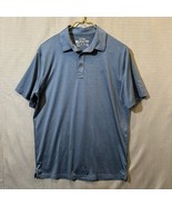 Ariat Tek Shirt Mens Medium Blue Fitted Performance Polo Workwear Summer... - £11.32 GBP