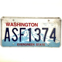  United States Washington Evergreen State Passenger License Plate ASF1374 - $14.85 CAD