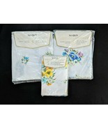 Vintage Springmaid Marvelaire Fiore Blu Doppio Foglio Set Piatto Con Fed... - $780.23 MXN