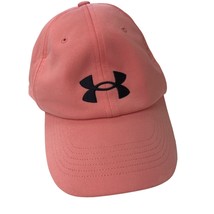 Under Armour Womens Ball Cap One Size Hat Pink Blue Logo Elastic Back Outdoors - £13.94 GBP