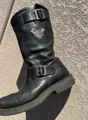 Harley Davidson Leather Conductor Motorcycle Biker Riding Boots Menโs Size 11.5 Item image 3
