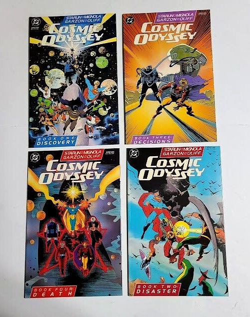Primary image for Cosmic Odyssey DC Comics Complete Book 1-4 Starlin Mignola NM 1988