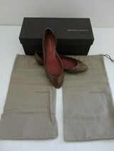 NIB BOTTEGA VENETA Chene Patent Leather Scarpa Pelle Shoes Flats 36C/6C - $250.74