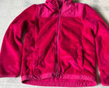 Children’s Place Full Zip Fleece Jacket Sweater Kids Size YM 7-8 Pink Ou... - $21.49