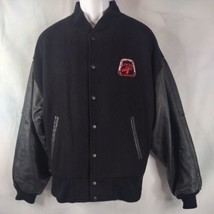 Reed Leather sportswear Men&#39;s jacket Local 7 Carpenters black size Large  - $705.96 MXN
