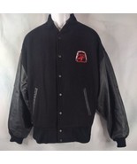 Reed Leather sportswear Men&#39;s jacket Local 7 Carpenters black size Large  - $705.96 MXN