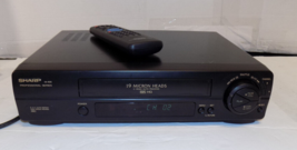 Sharp XA-605 Professional Series VCR VHS Tape Player w/ Remote Works Ple... - £77.07 GBP