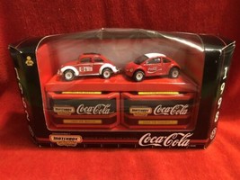 Matchbox Coca-Cola 1998 1962 VW Beetle &amp; Coke VW Concept 1 Target Exclusive - $18.81