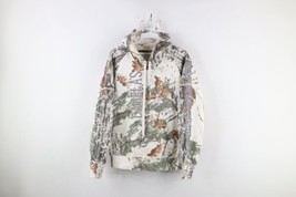 Vtg Cabelas Mens S Distressed Spell Out Woodland Camouflage Hoodie Sweatshirt - £54.17 GBP
