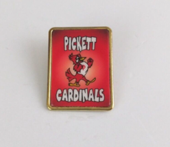 Pickett Cardinals Red &amp; White Lapel Hat Pin - $7.28