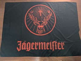 Authentique Jagermeister Noir Orange Drapeau 95 X 56 IN Métal Passe-Fil ... - $43.83 CAD