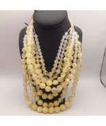 NWT Chico&#39;s Pria Layered Bead Necklace 21.5&quot; - €31,12 EUR