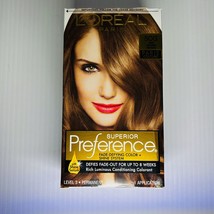 L&#39;Oréal Paris Superior Preference Permanent Hair Color 5CG Iced Golden Brown - £11.76 GBP