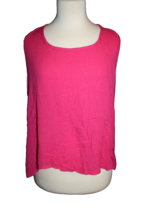 Rock &amp; Roll Cowgirl Womens Sleeveless Tank Top Shirt Hot Pink Size XL X-Large  - £13.88 GBP