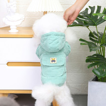 Dog warm clothing; Autumn and winter clothes New cotton padded clothes Teddy pet - £12.97 GBP