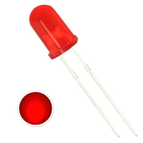 4380H1 RED 20mA - Through Hole FLASHING LED VCC CHICAGO MINIATURE - $3.70