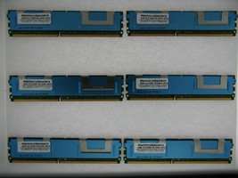 24GB 6x4GB MEMORY PC2-5300 ECC FULLY BUFFERED Dell PowerEdge 2900 Server - £74.50 GBP