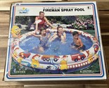 Vintage Intex The Wet Set Fireman Spray Pool 78&quot; by 14&quot; #56432 New In Box - £45.07 GBP