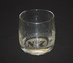 Jack Daniel's Old No. 7 Brand Clear Drinking Glass Weighted Bottom Bar Barware - $12.86