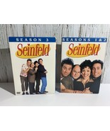 Seinfeld Seasons 1 &amp;2 and 3. Two Box Sets 8 discs in total. - £11.36 GBP