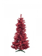 Europalms Fit Tree Futura, Red Metallic, 180cm - £144.51 GBP