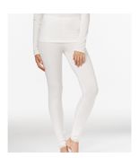 CUDDL DUDS Ivory Softwear SofTech Lace Edge Warm Layer Leggings Original... - $367.24 MXN