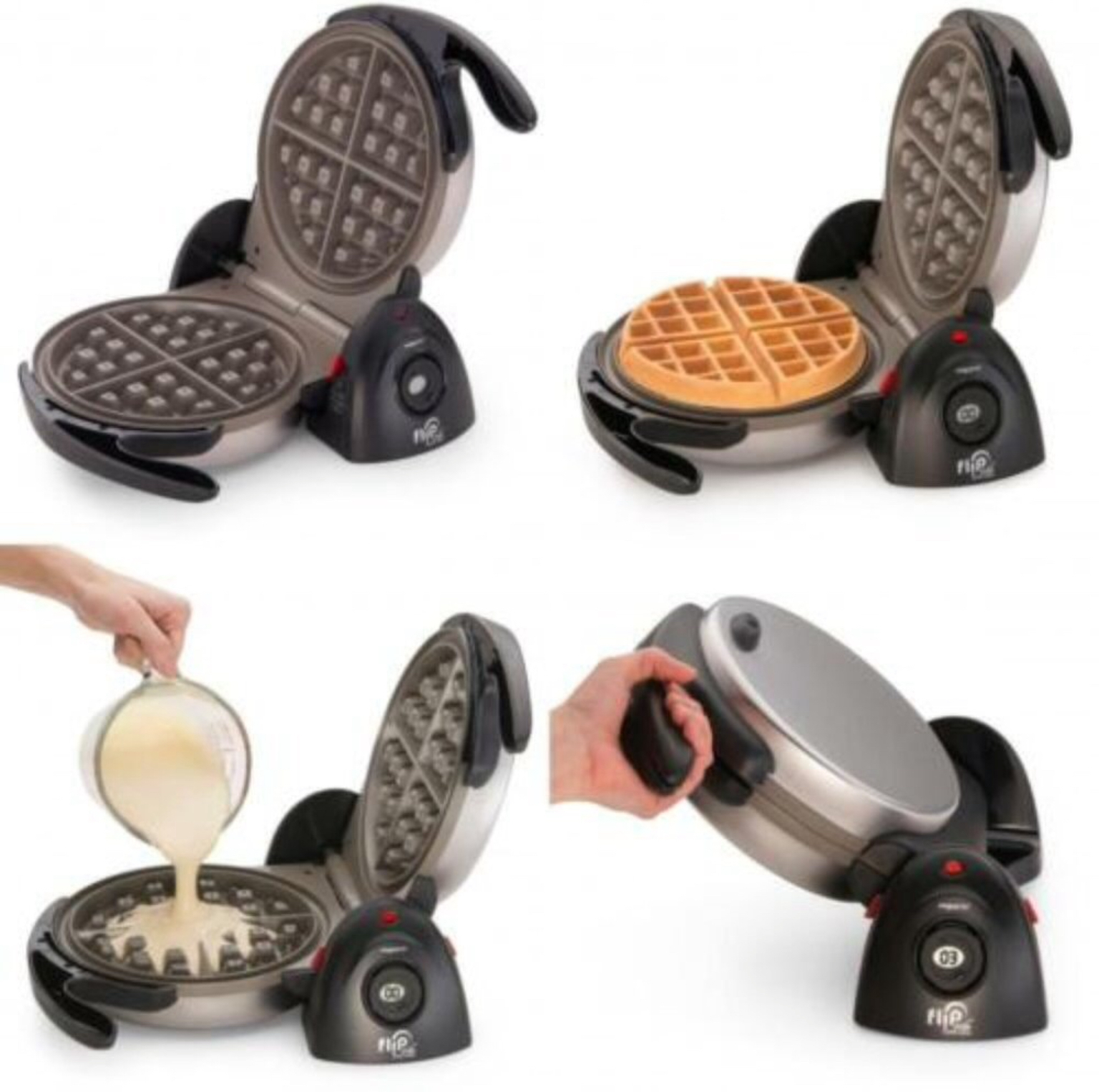 PRESTO Ceramic WAFFLE MAKER FlipSide Belgian MACHINE Waffle MAKER??BUY NOW!? - $49.00