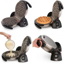 Presto Ceramic Waffle Maker Flip Side Belgian Machine Waffle Maker??Buy Now!? - £39.16 GBP