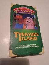 TIMELESS CLASSICS TREASURE ISLAND VHS Animated For Children Movie Film - £7.26 GBP